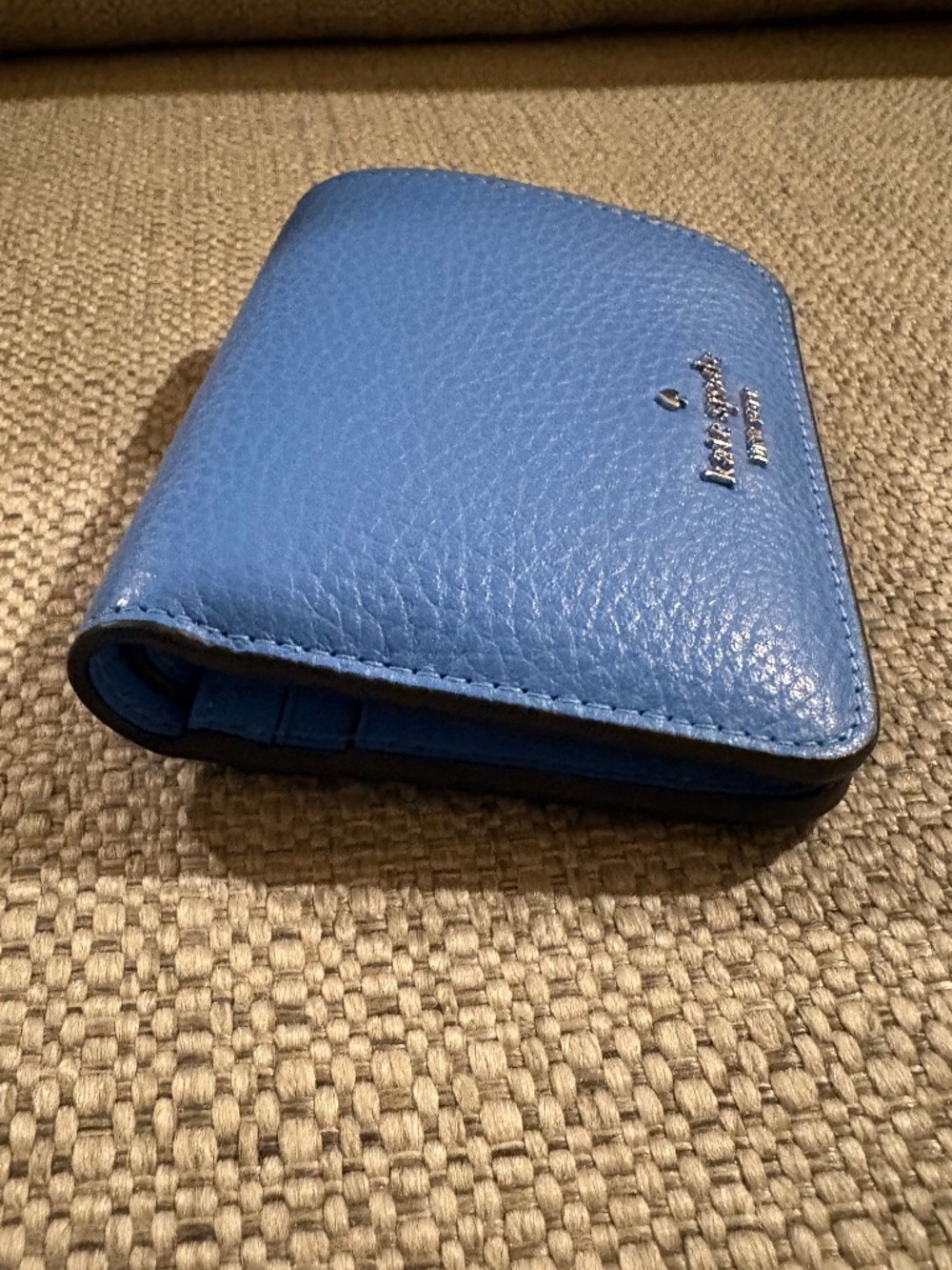 Kate Spade Lena Small Bifold Wallet Blue Tide Pool NWT - Picture 3 of 8